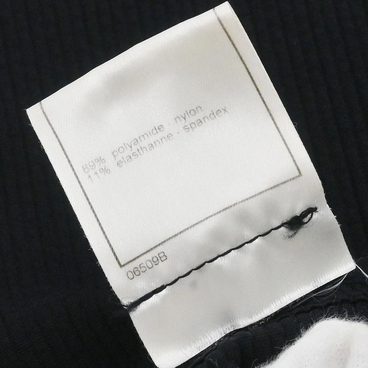 Chanel 1998 Short Sleeve Top T-shirt Black #42 - Image 11