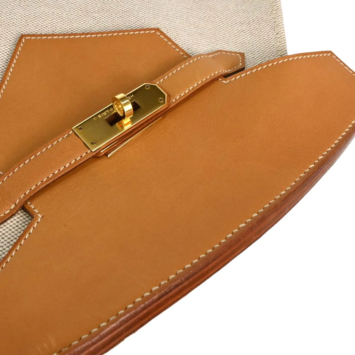 Hermes Natural Toile H Himalaya Handbag - Image 5