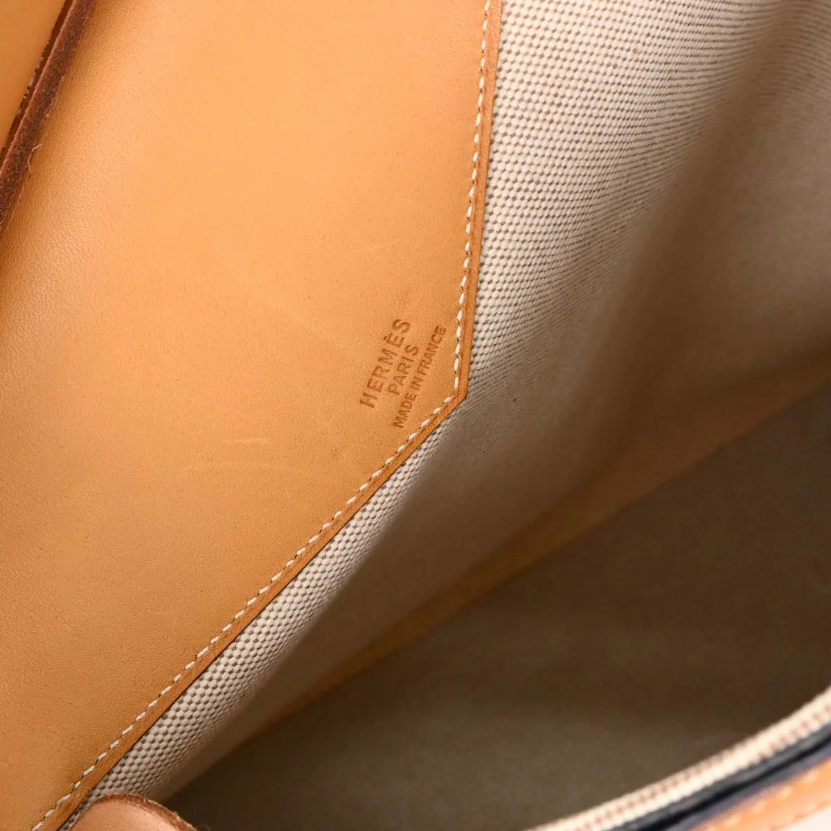 Hermes Natural Toile H Himalaya Handbag - Image 9