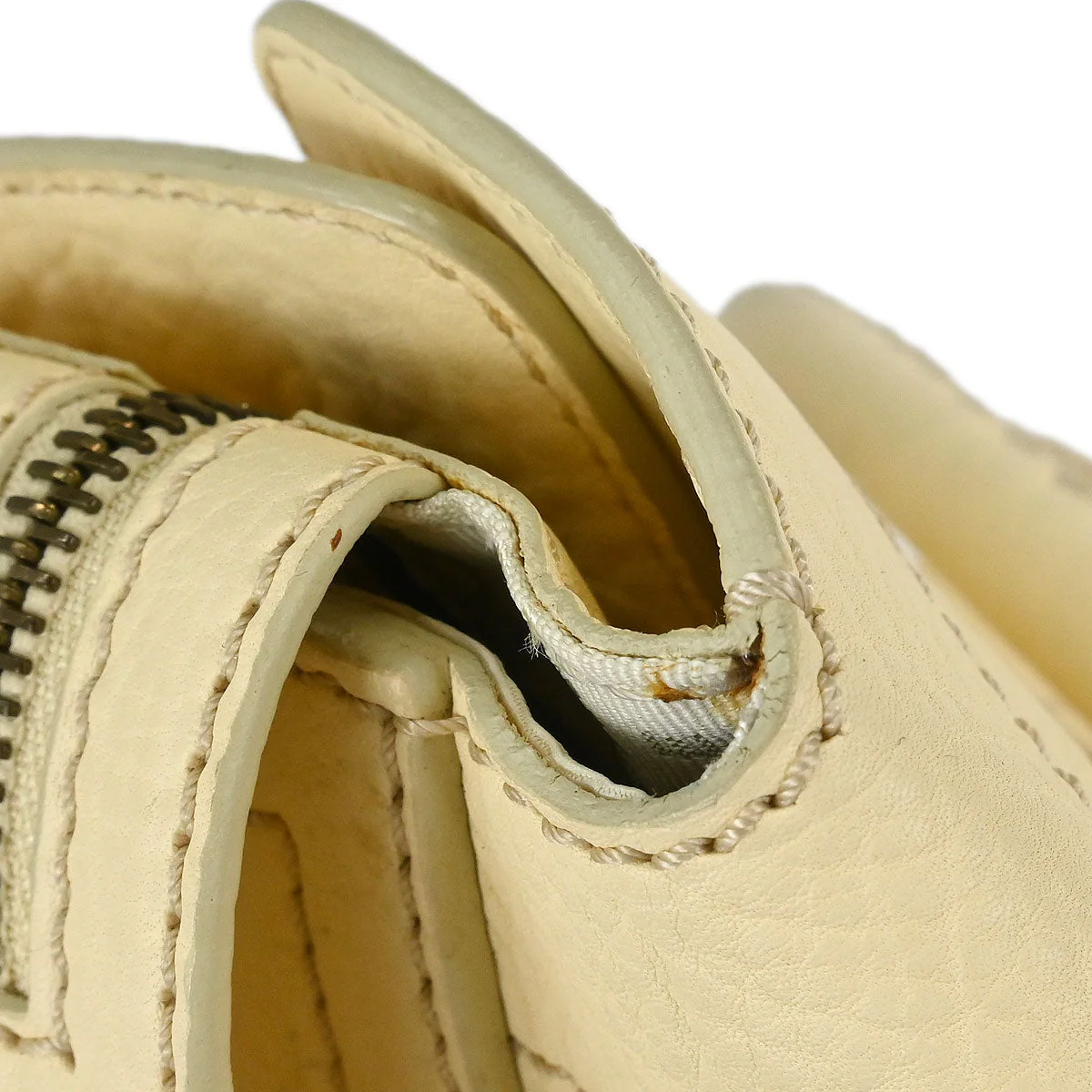 Celine Cream Handbag - Image 6
