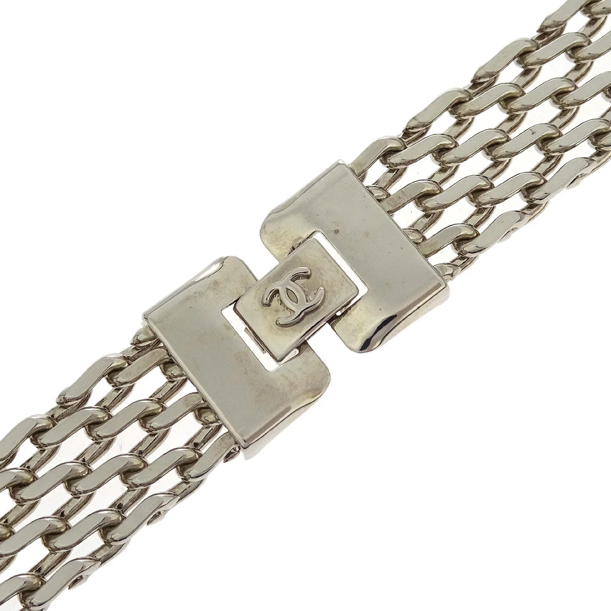 Chanel Chain Belt Silver Small Good 97A - Image 3