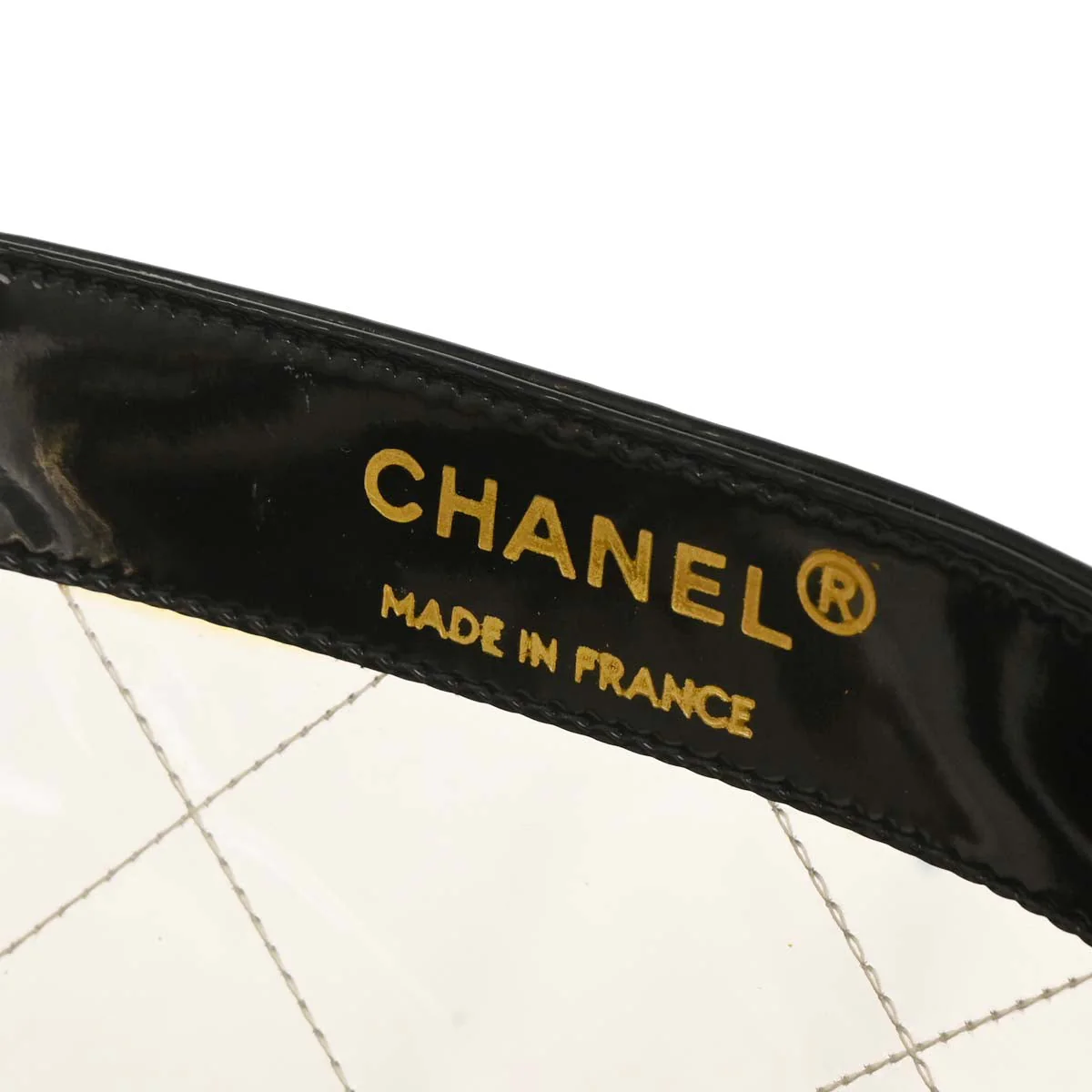 Chanel 1994-1996 Black PVC Maxi Classic Flap Shoulder Bag - Image 10