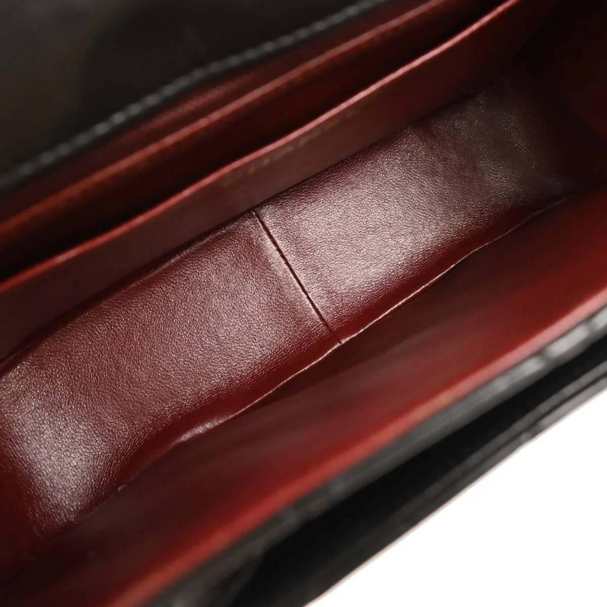Chanel 1991-1994 Black Lambskin Shoulder Bag - Image 6