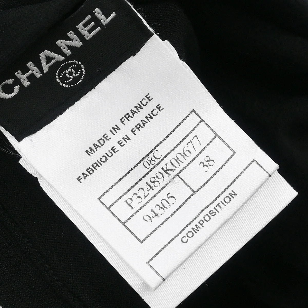 Chanel Airplane Tube Top Black #38 - Image 9