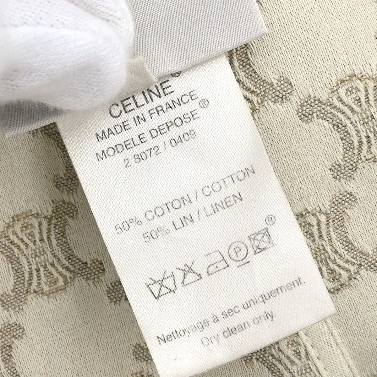 Celine Coat Macadam Off-white #38 - Image 11