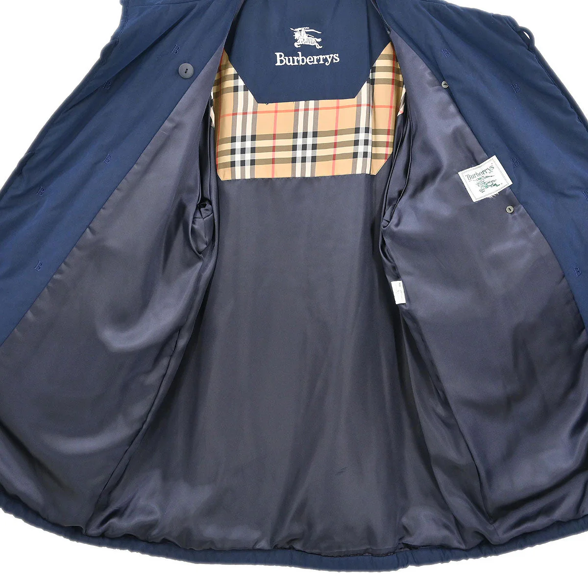 Burberrys Coat Navy #L - Image 6