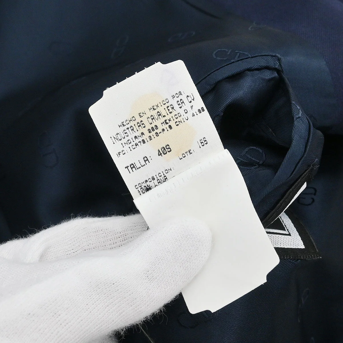 Christian Dior Double Breasted Jacket Navy #40S - Image 10