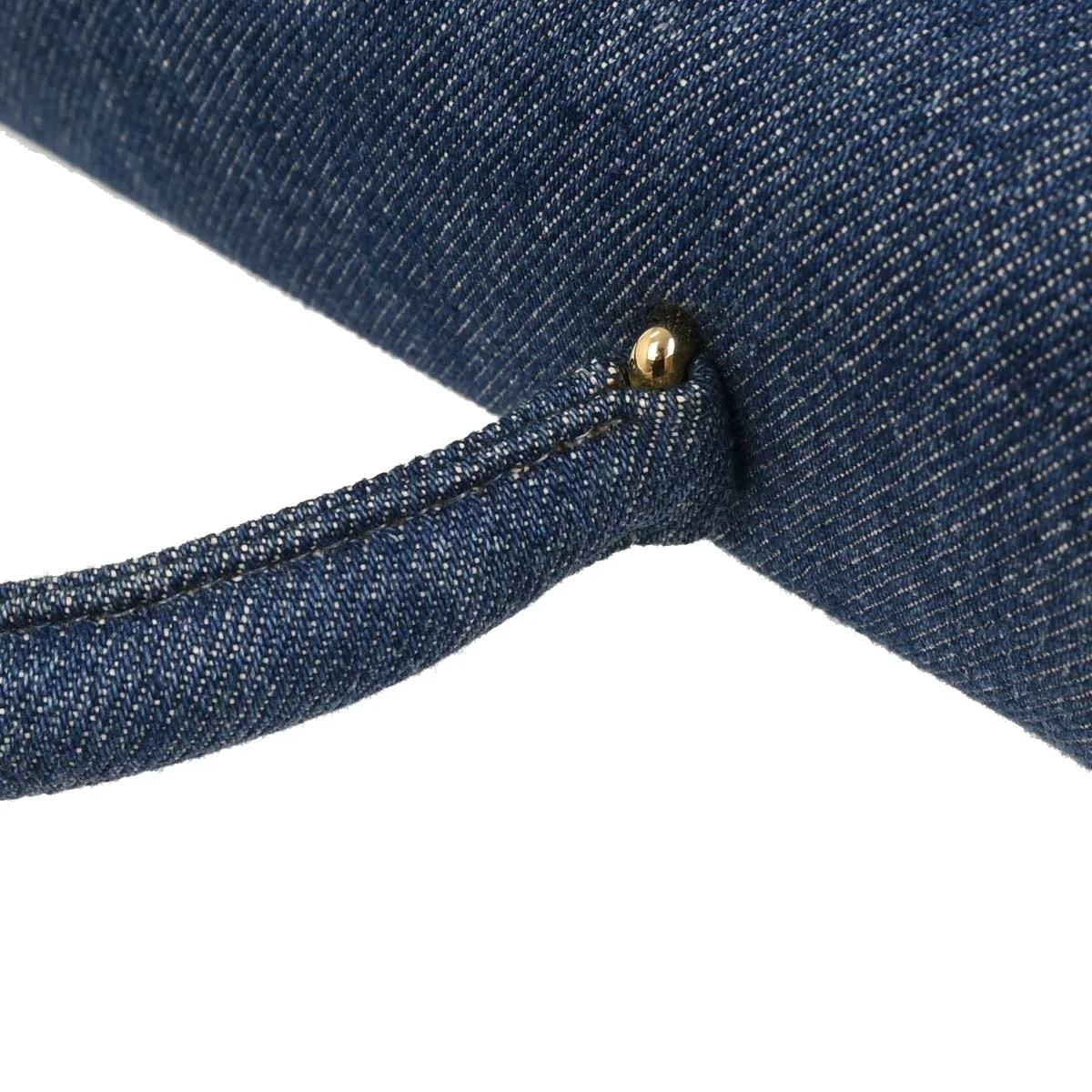 Chanel 1997-1999 Blue Denim Top Handle Handbag - Image 3