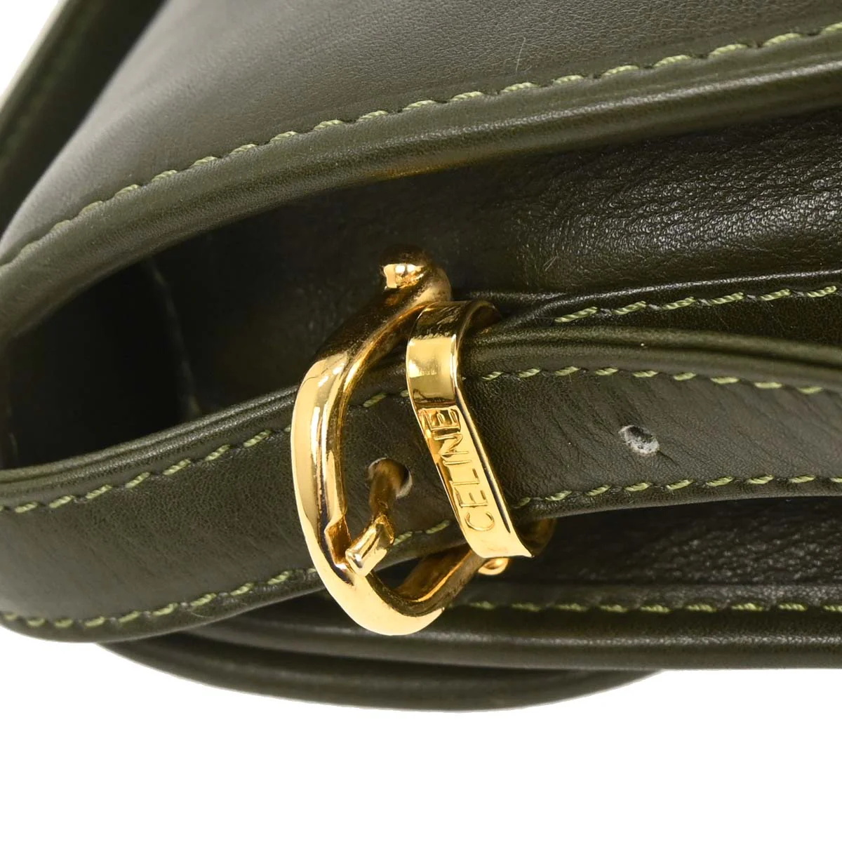 Celine Green Shoulder Bag - Image 5