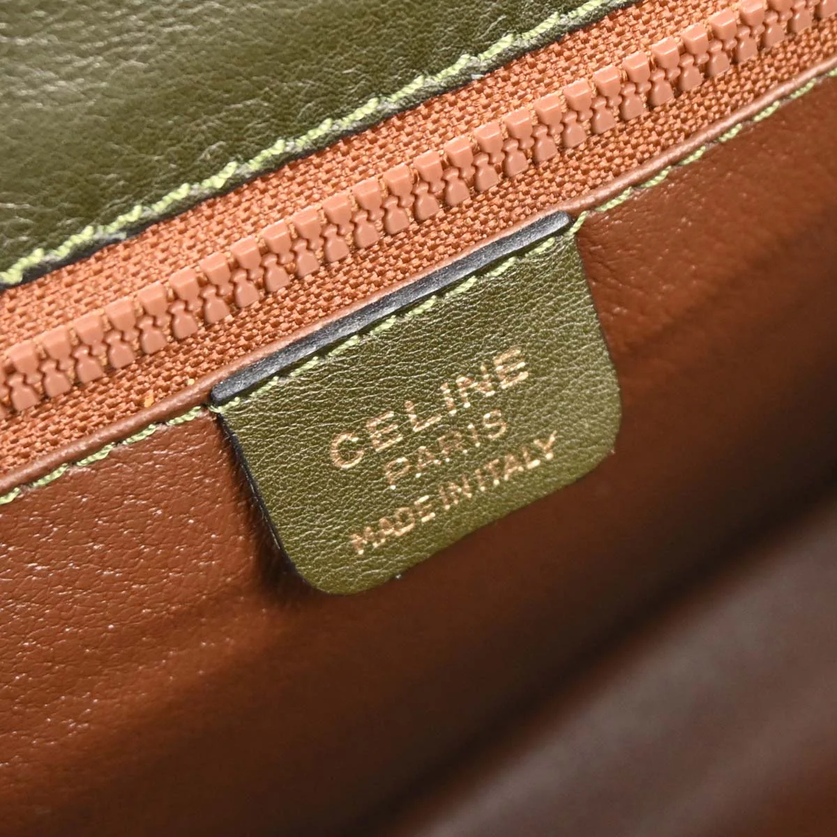 Celine Green Shoulder Bag - Image 8