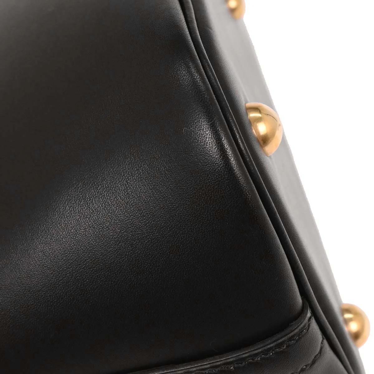 Hermes Black Box Calf Bolide 31 2way Shoulder Handbag - Image 6
