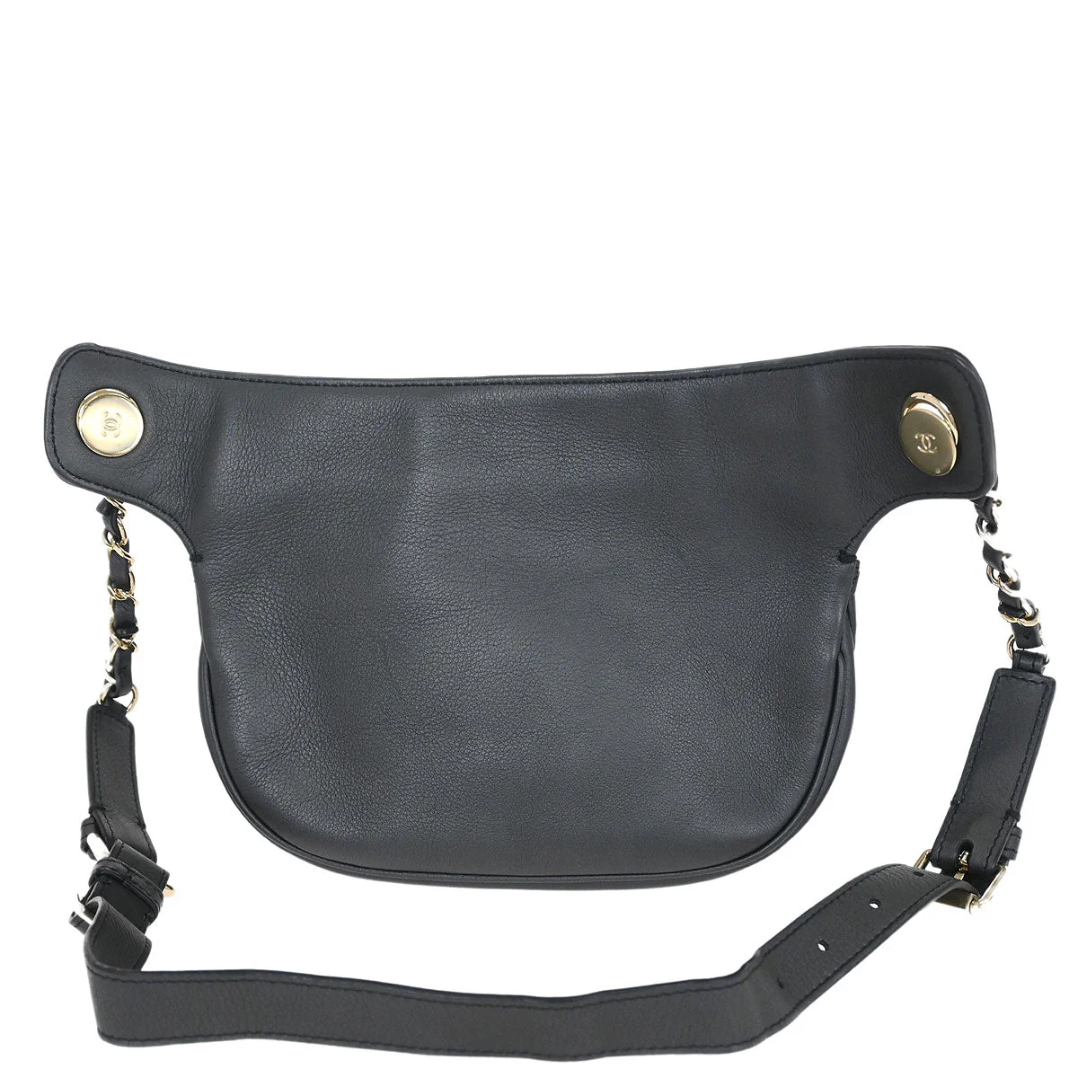 Chanel 2019 Gray Calfskin Waist Bum Bag - Image 2