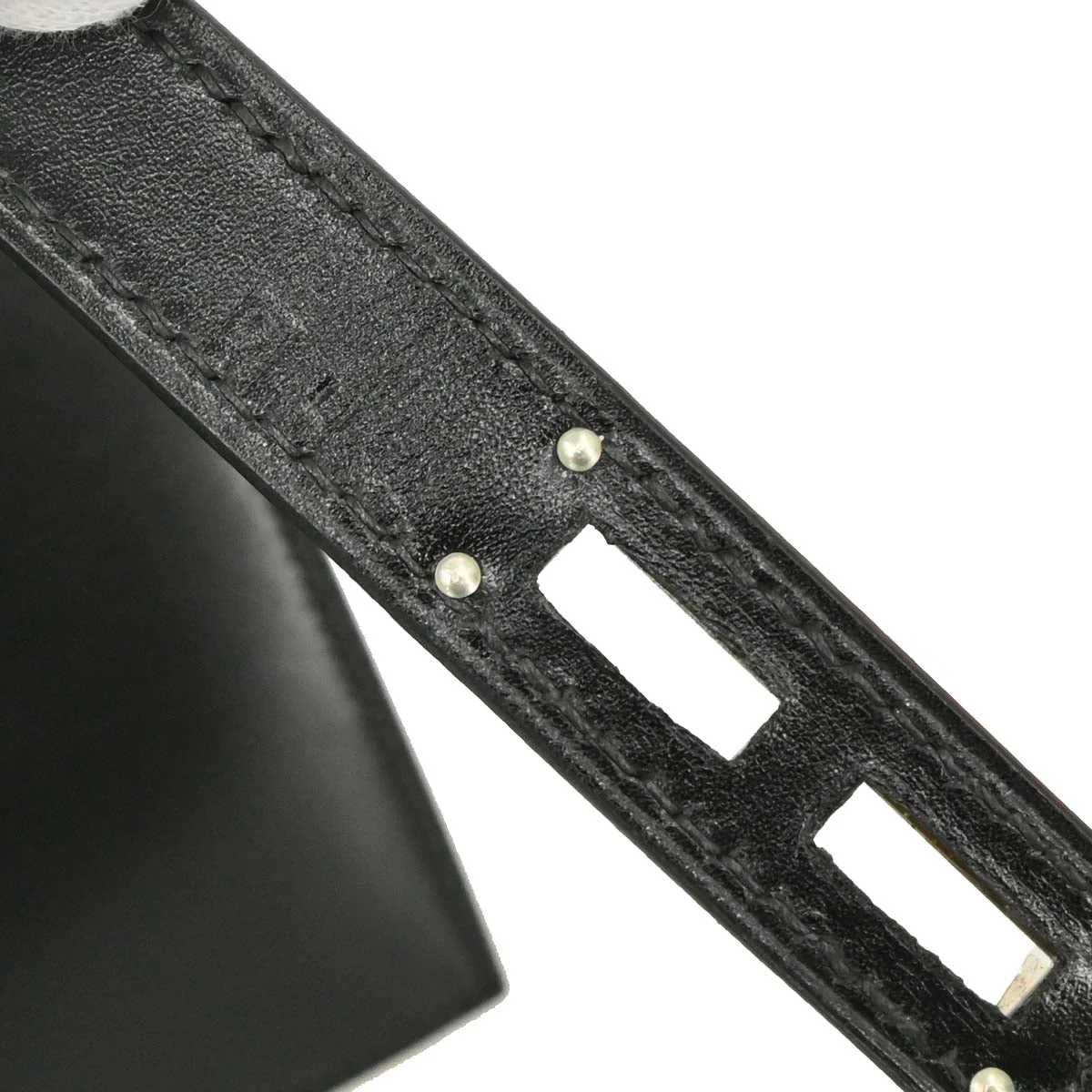 Hermes Black Box Calf Kelly Depeches 38 Briefcase - Image 10