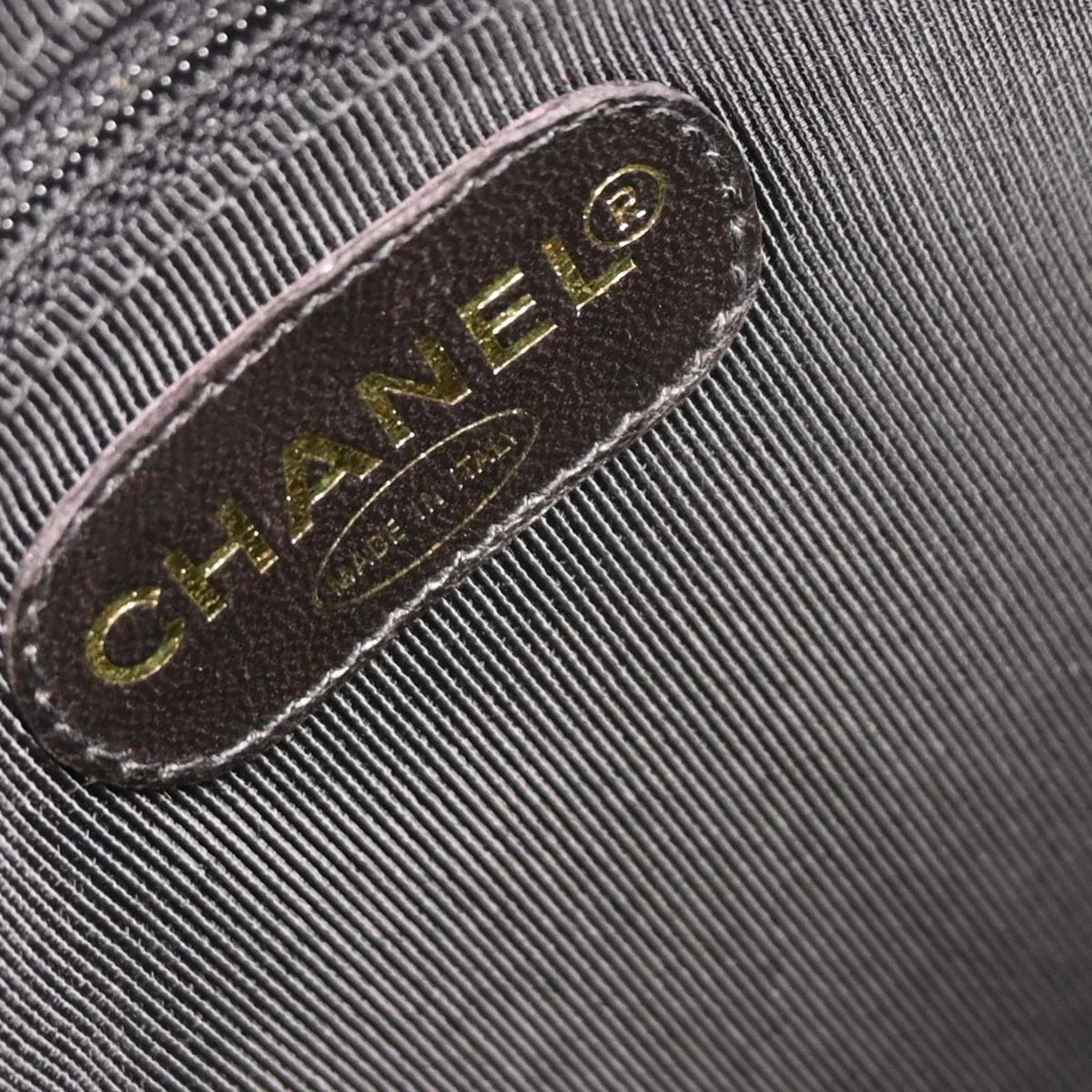 Chanel 1996-1997 Black Caviar Triple CC Shoulder Tote Bag - Image 9