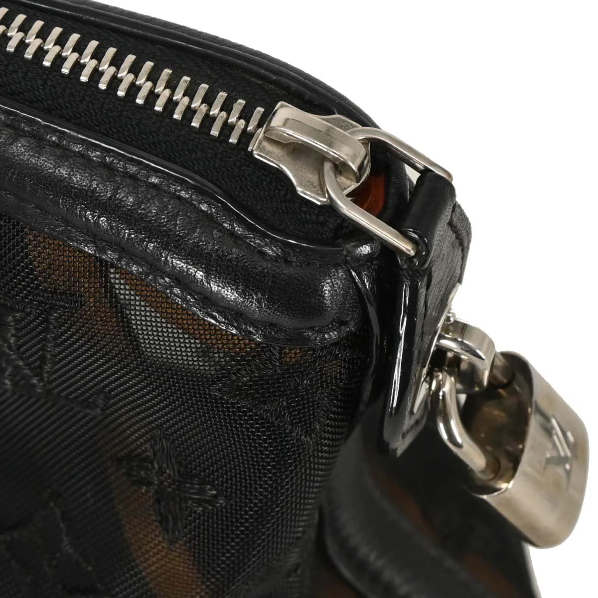 Louis Vuitton Black Monogram Transparent Lockit Handbag M40769 - Image 6