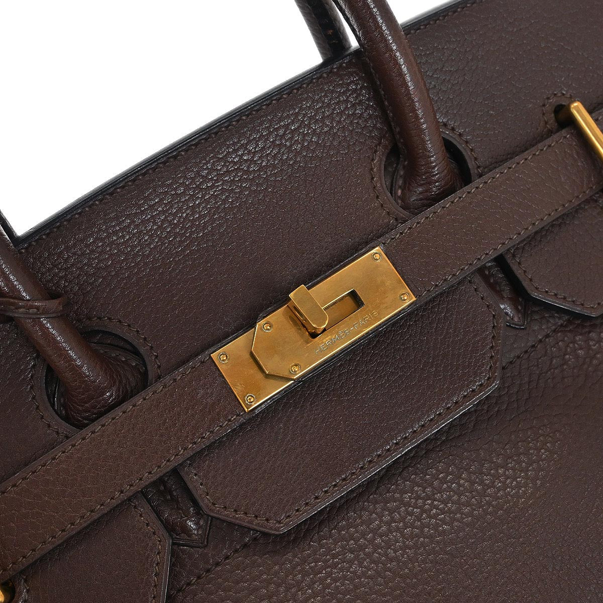 Hermes Havane Ardennes Haut a Courroies 40 Handbag - Image 5