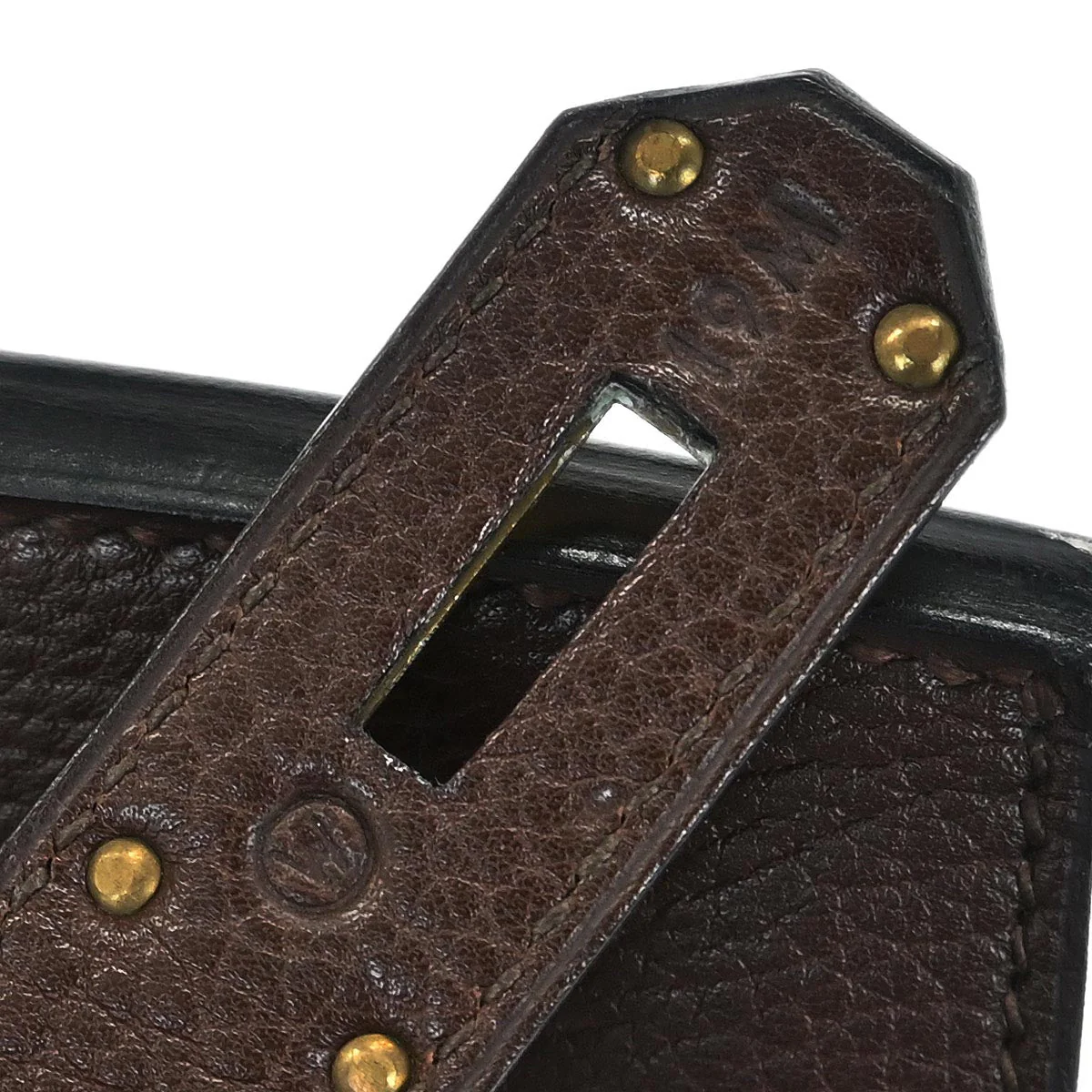 Hermes Havane Ardennes Haut a Courroies 40 Handbag - Image 8