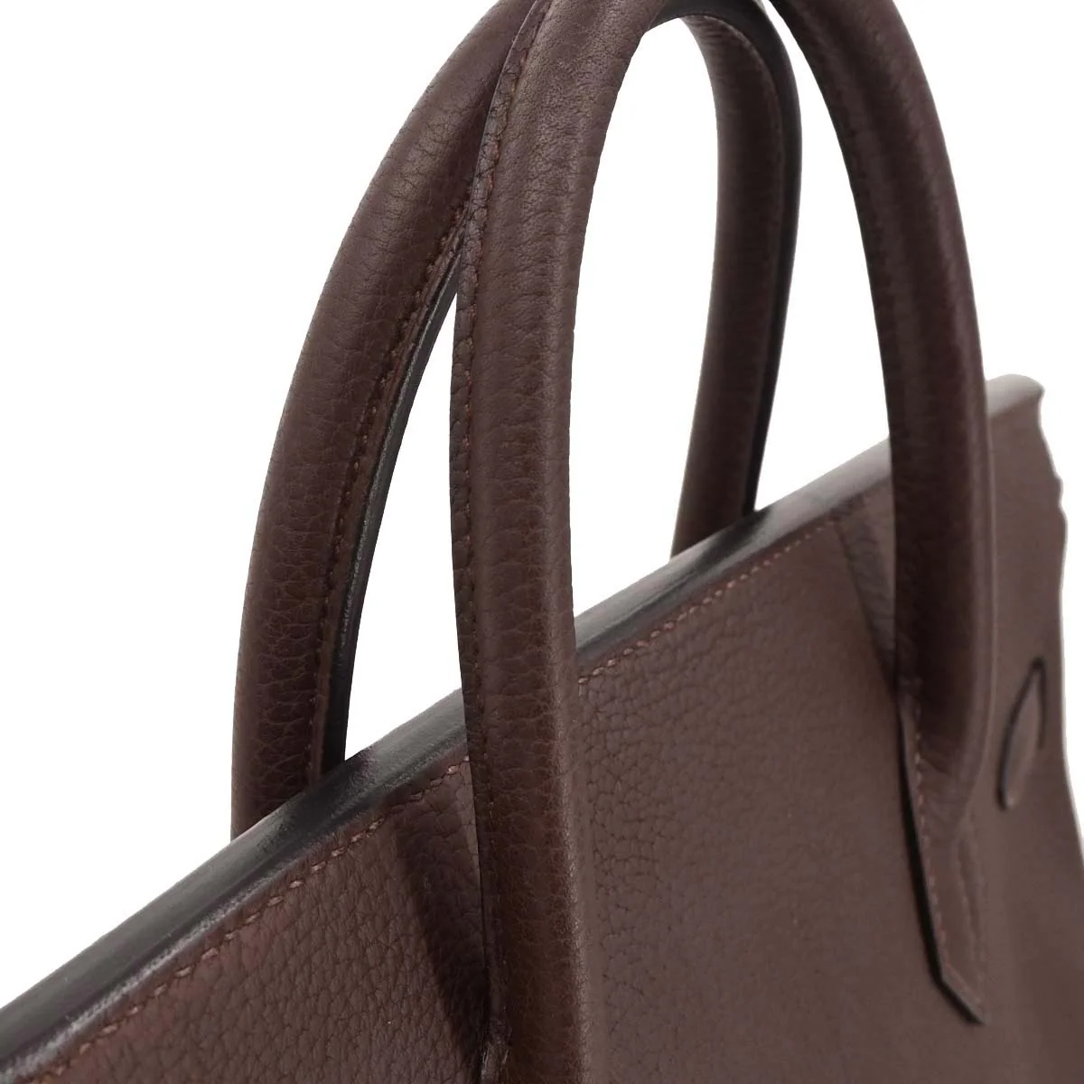Hermes Havane Fjord Haut a Courroies 32 Handbag - Image 4