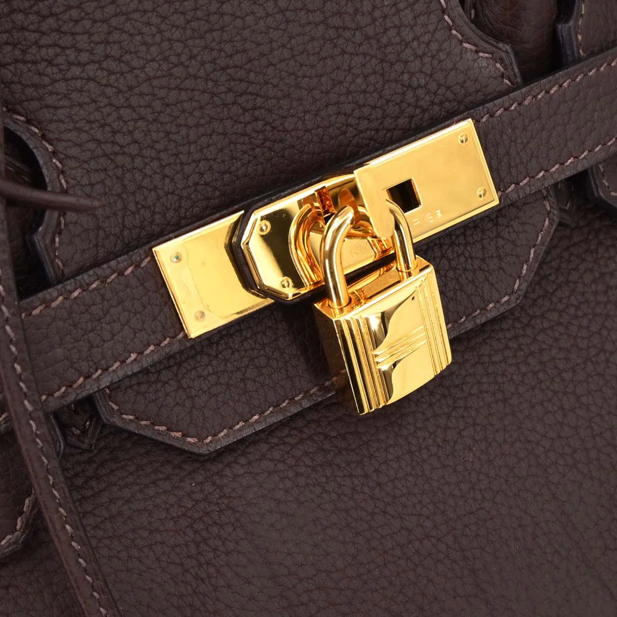 Hermes Havane Fjord Haut a Courroies 32 Handbag - Image 6