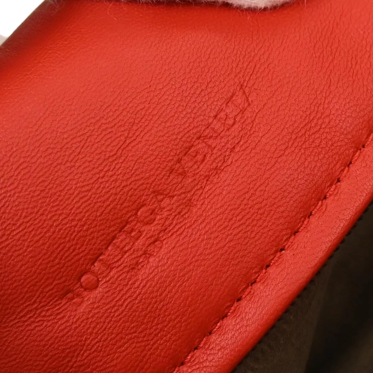 Bottega Veneta Red Lambskin Intrecciato Shoulder Bag - Image 9