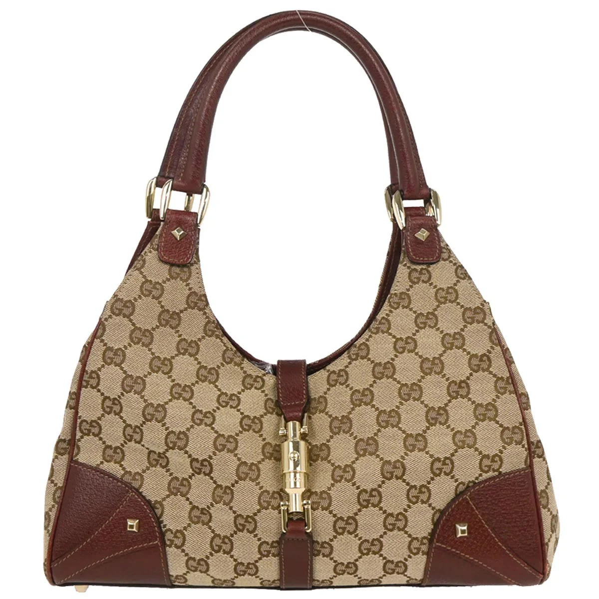 Gucci Beige Jackie GG Handbag