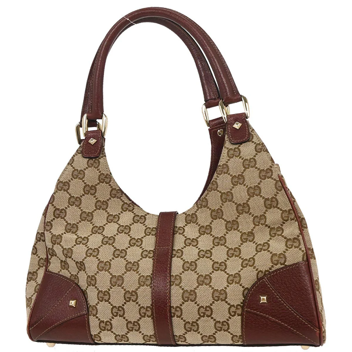 Gucci Beige Jackie GG Handbag - Image 2