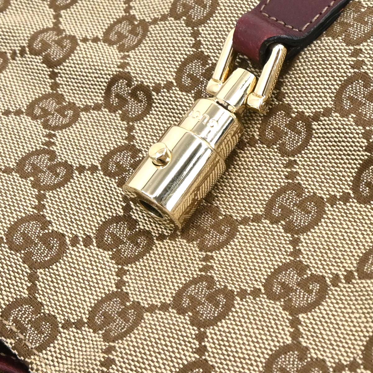 Gucci Beige Jackie GG Handbag - Image 6