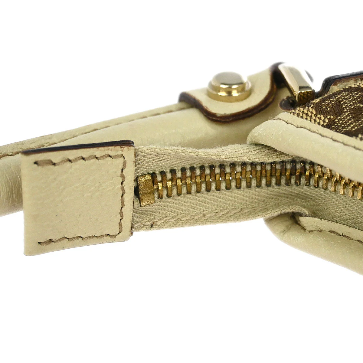 Gucci Beige Canvas GG Abbey D Ring Handbag - Image 6