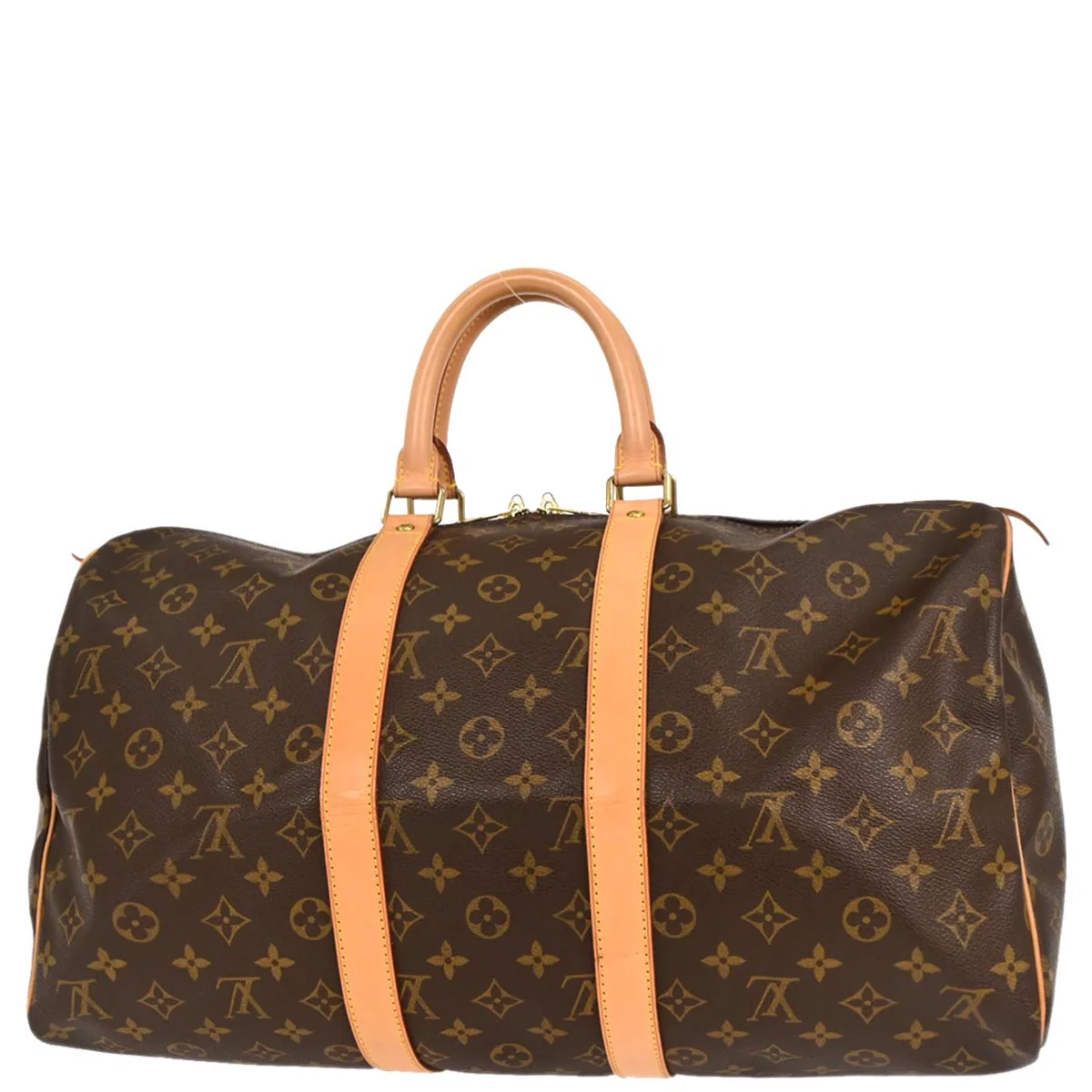 Louis Vuitton 2002 Monogram Keepall 45 Travel Handbag M41428 - Image 2