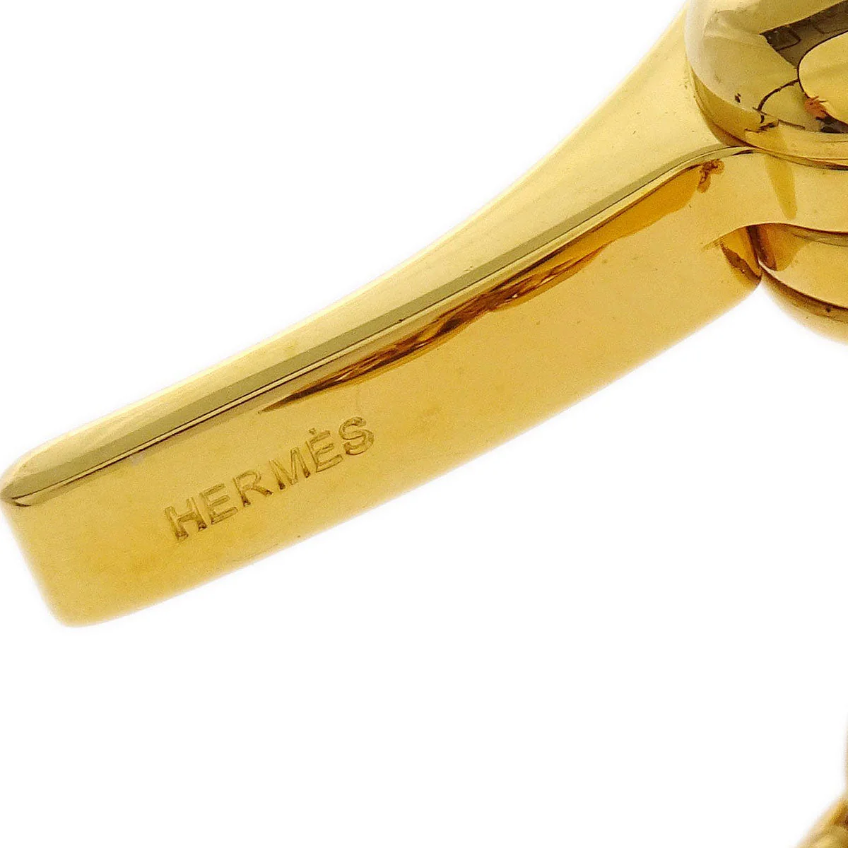 Hermes Filou Glove Holder Clip Gold Small Good - Image 4