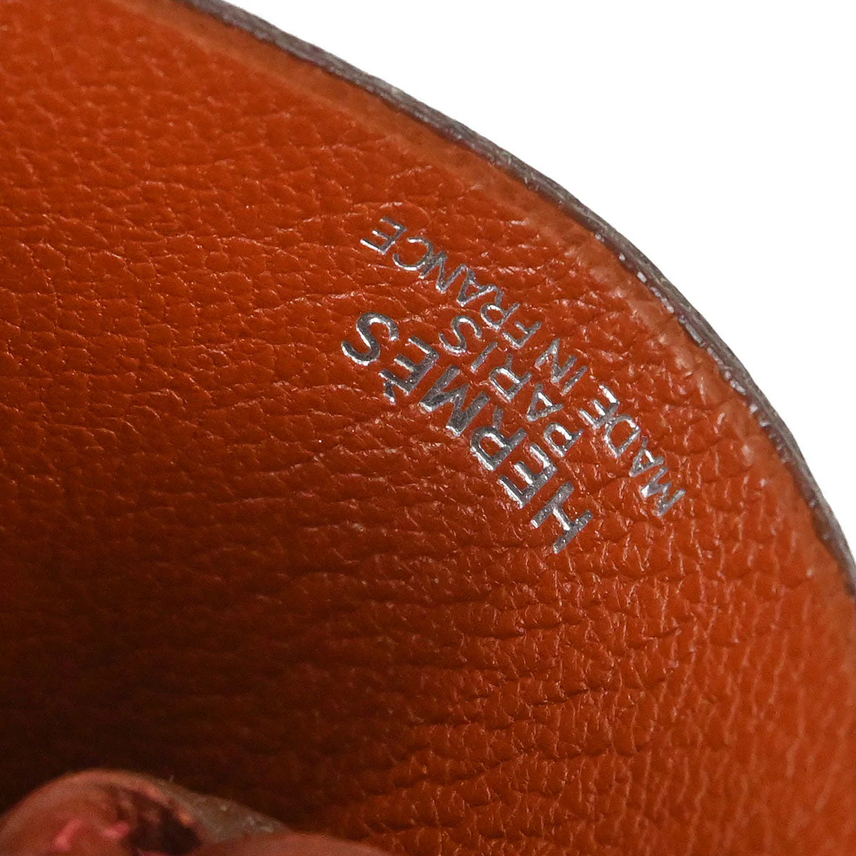 Hermes by Margiela Fauve Taurillon Clemence Clochette Necklace - Image 3