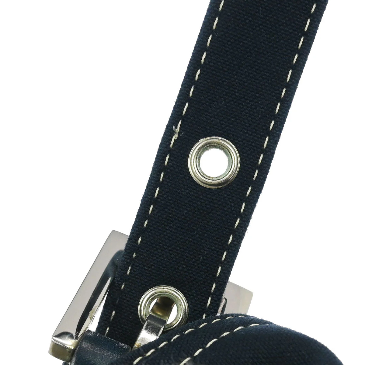 Fendi Navy Canvas Mamma Baguette Handbag - Image 5