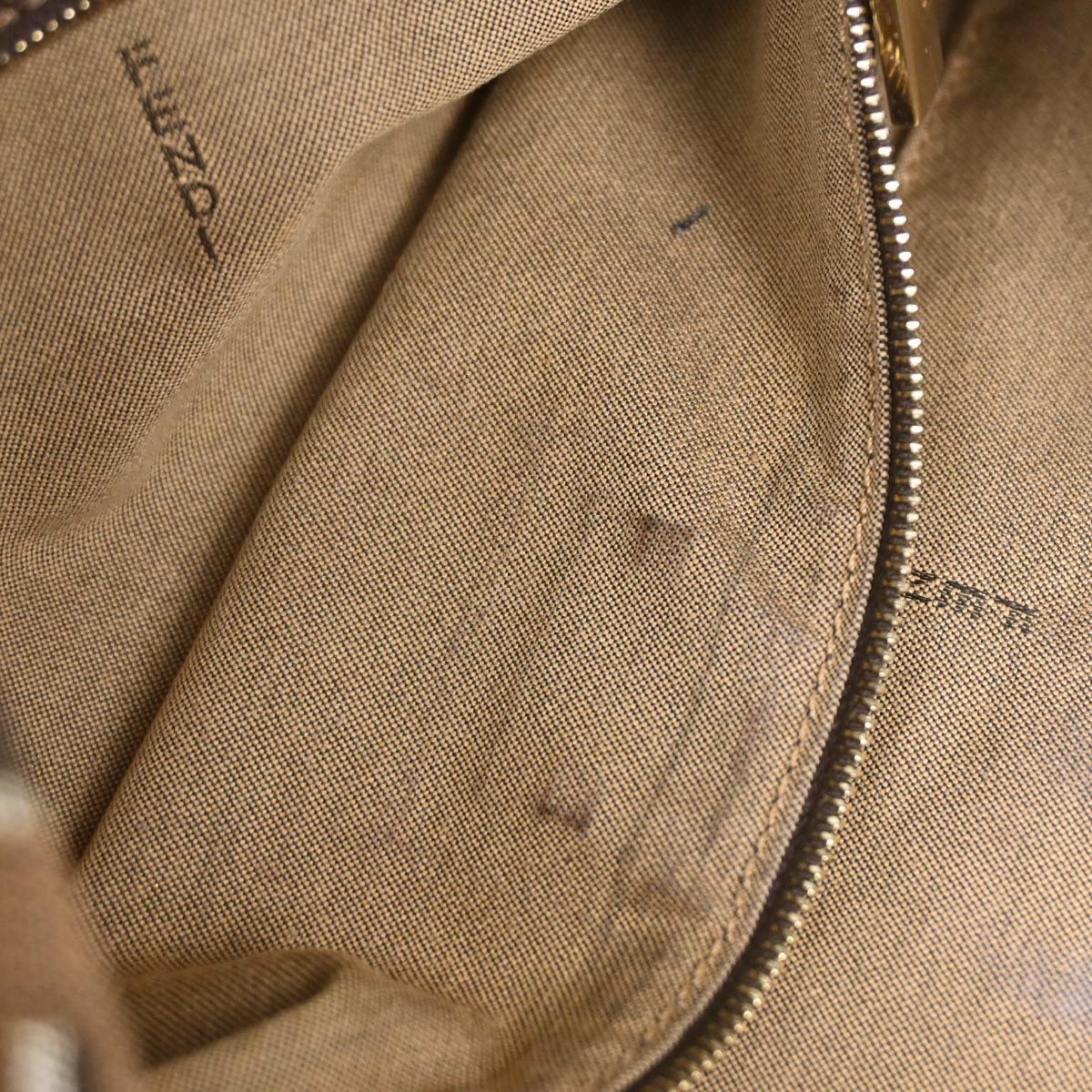 Fendi Brown Canvas Zucca Baguette Handbag - Image 9