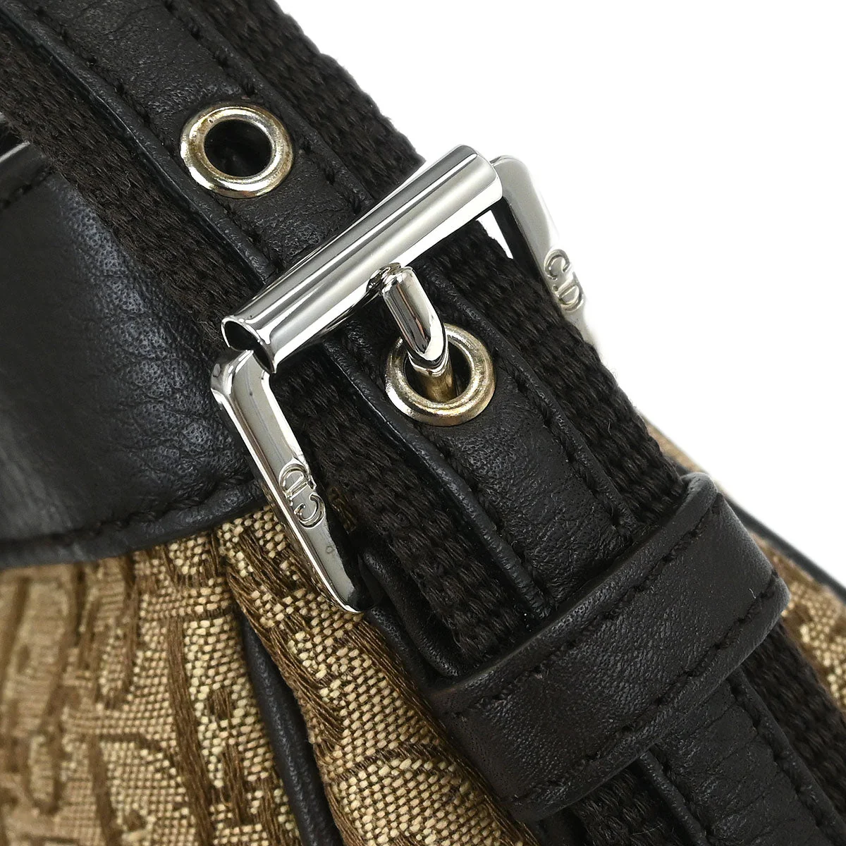 Christian Dior Brown Beige Street Chic Trotter Handbag - Image 6