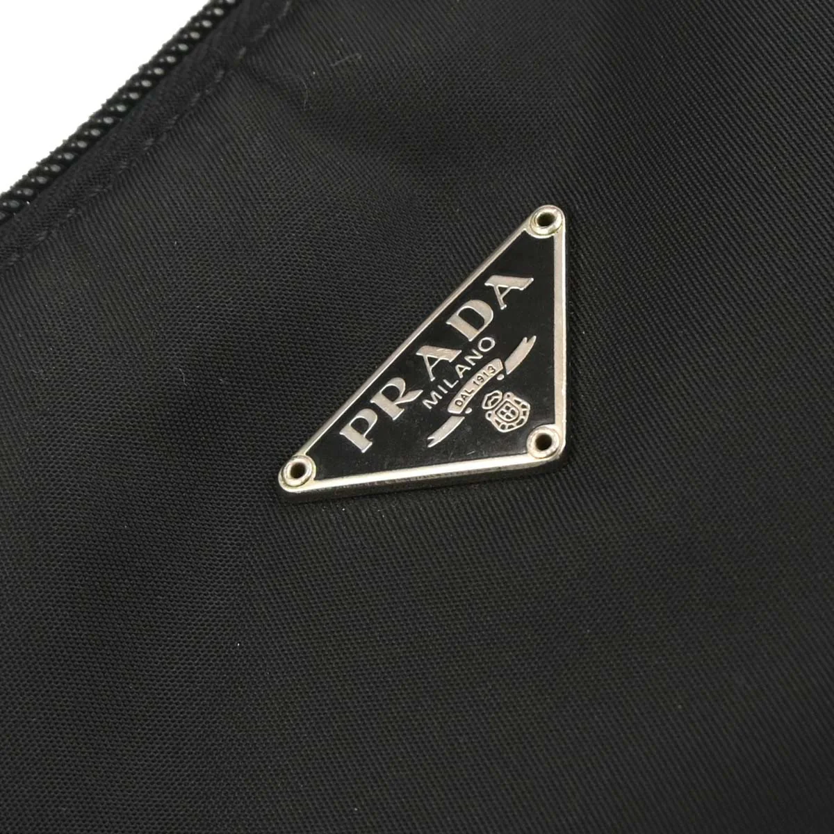 Prada Black Nylon Handbag - Image 5