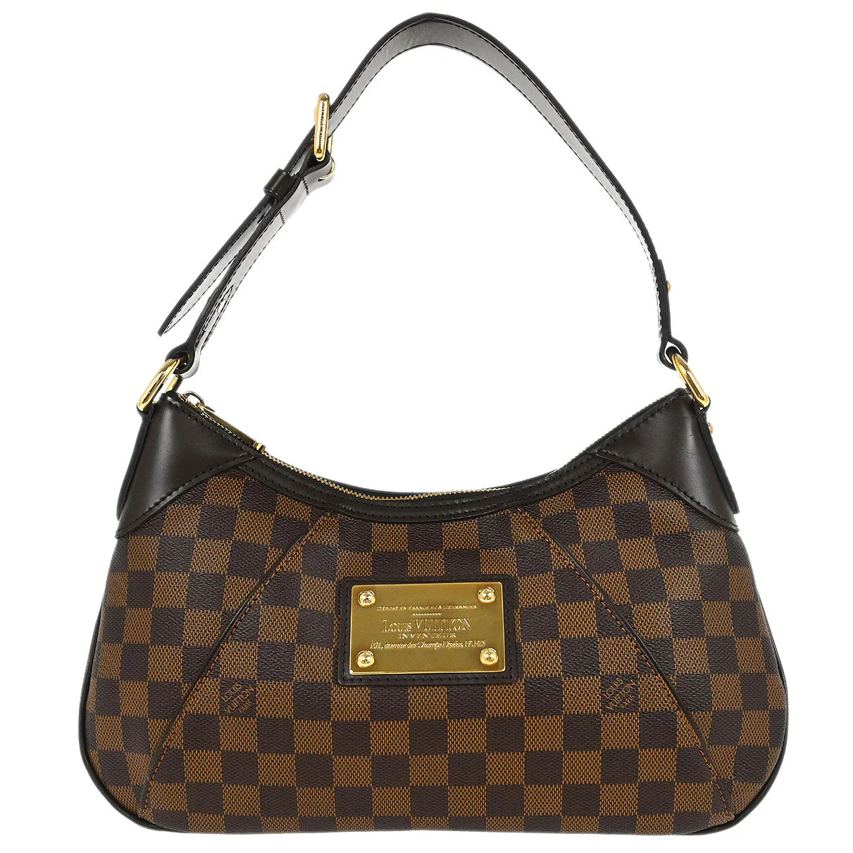 Louis Vuitton 2008 Damier Thames PM Hobo Handbag N48180
