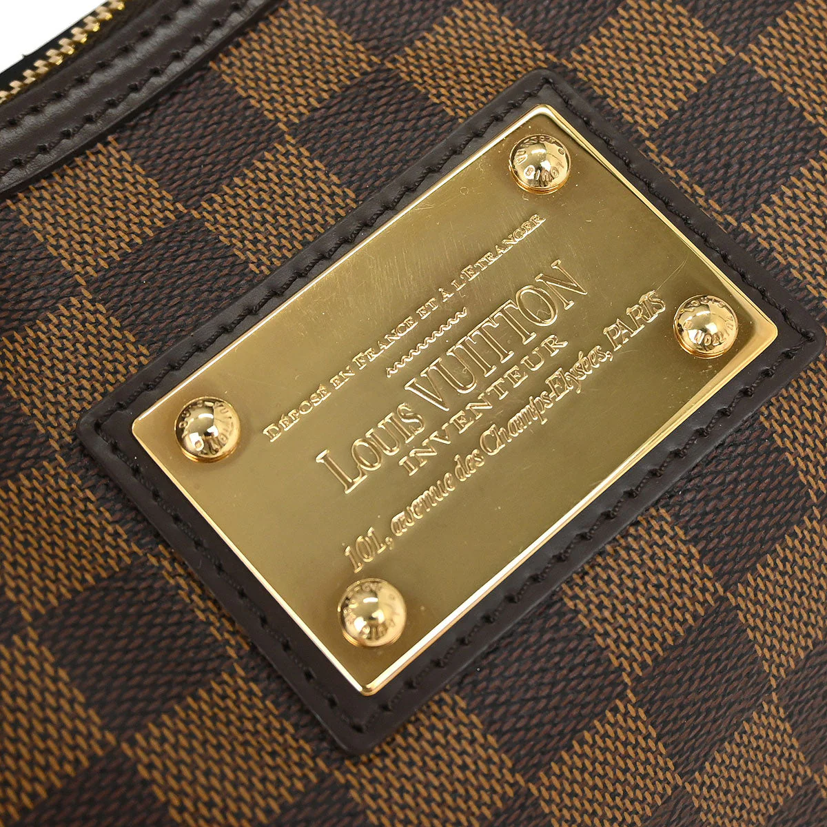 Louis Vuitton 2008 Damier Thames PM Hobo Handbag N48180 - Image 4