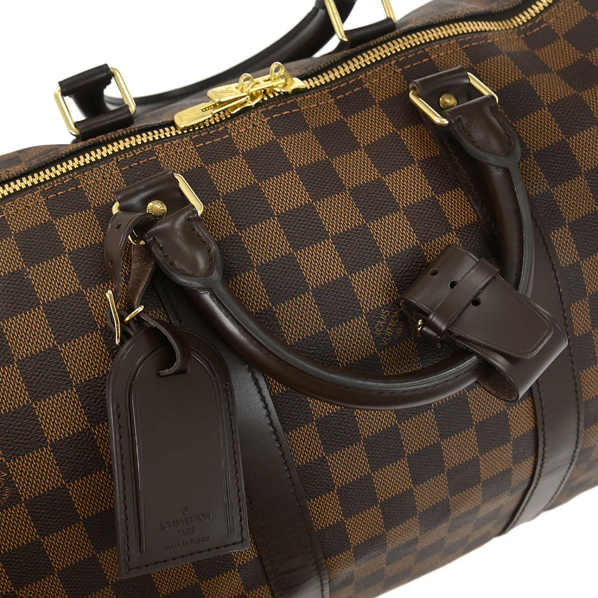 Louis Vuitton 2007 Damier Keepall 50 Travel Duffle Handbag N41427 - Image 7