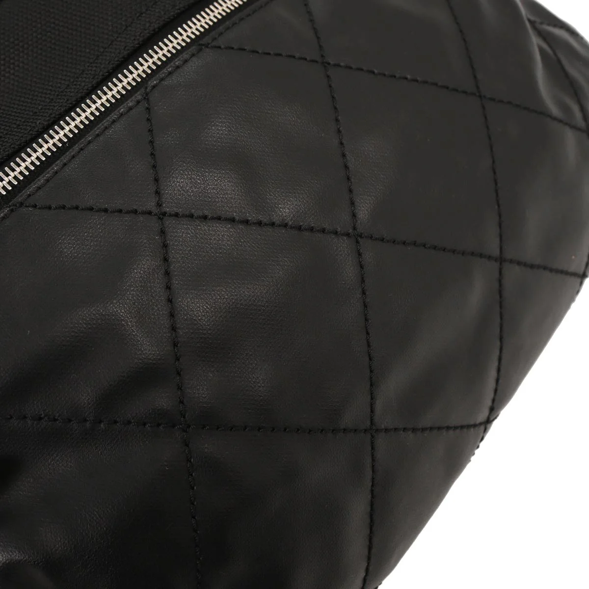 Chanel Black Leather Paris-Biarritz Bowling Bag - Image 7
