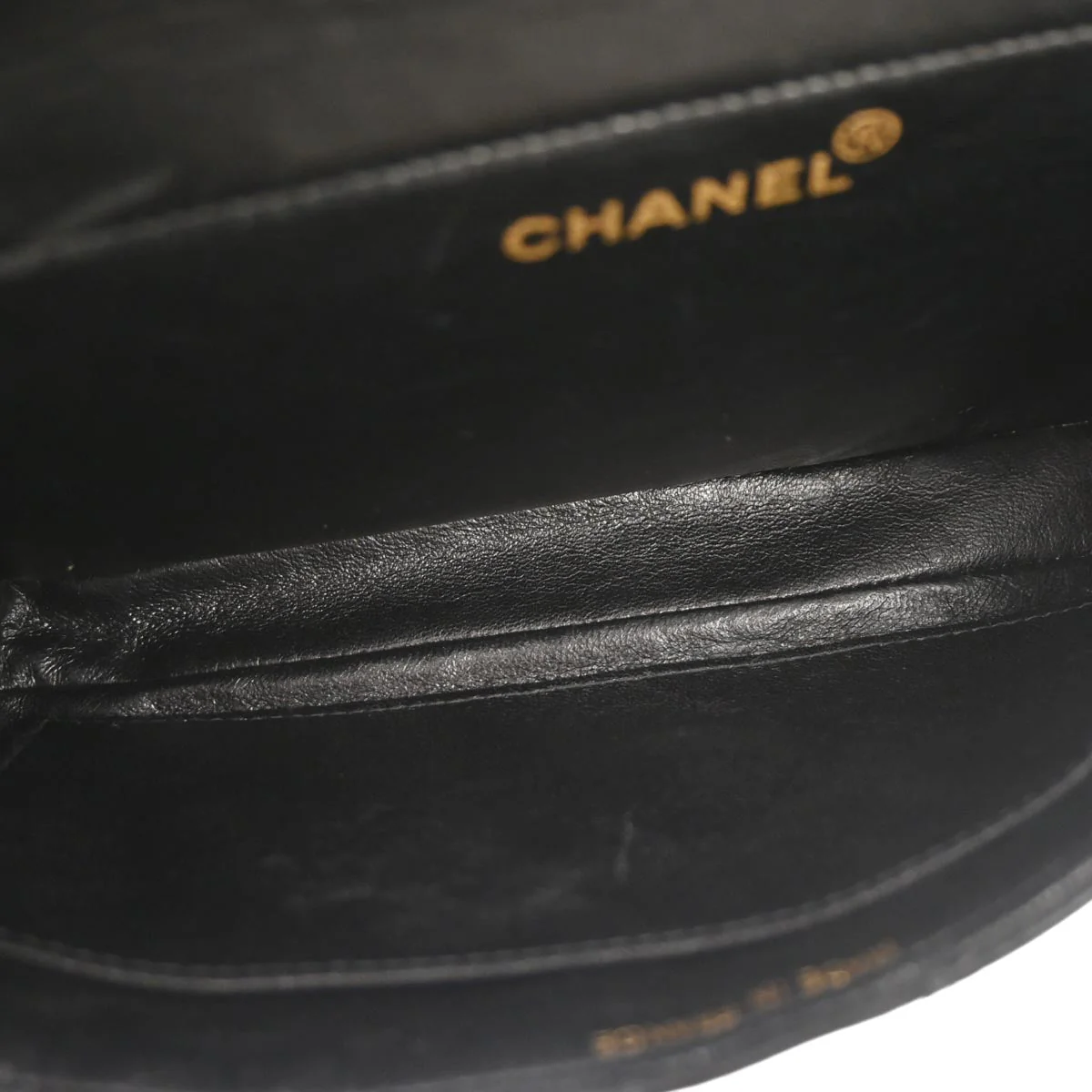 Chanel Black Lambskin Double Sided Flap Shoulder Bag - Image 8