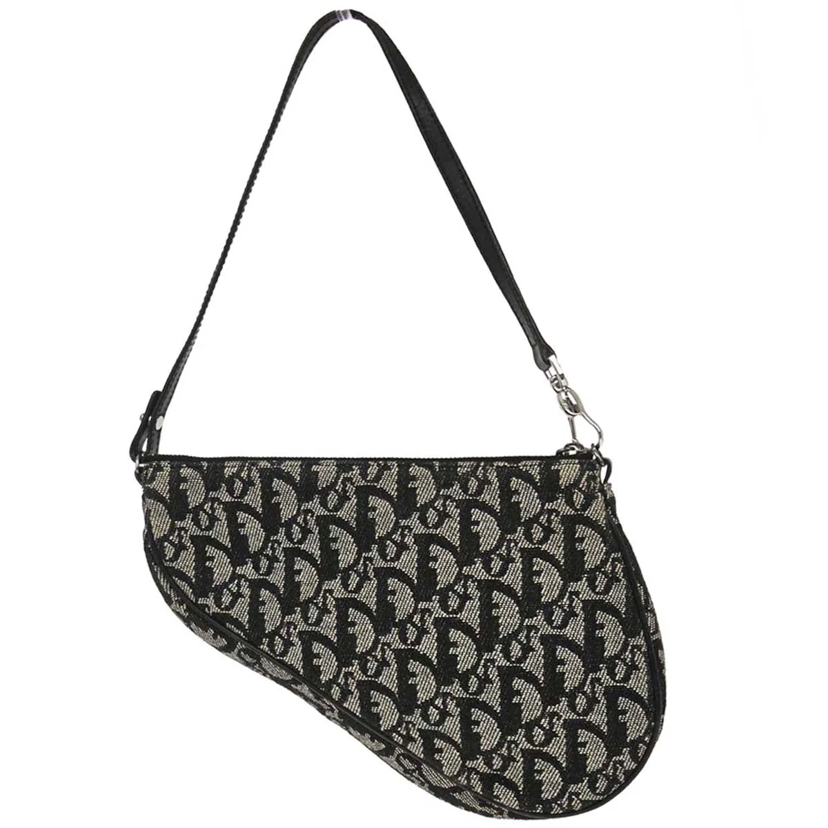 Christian Dior Black Trotter Saddle Handbag - Image 2
