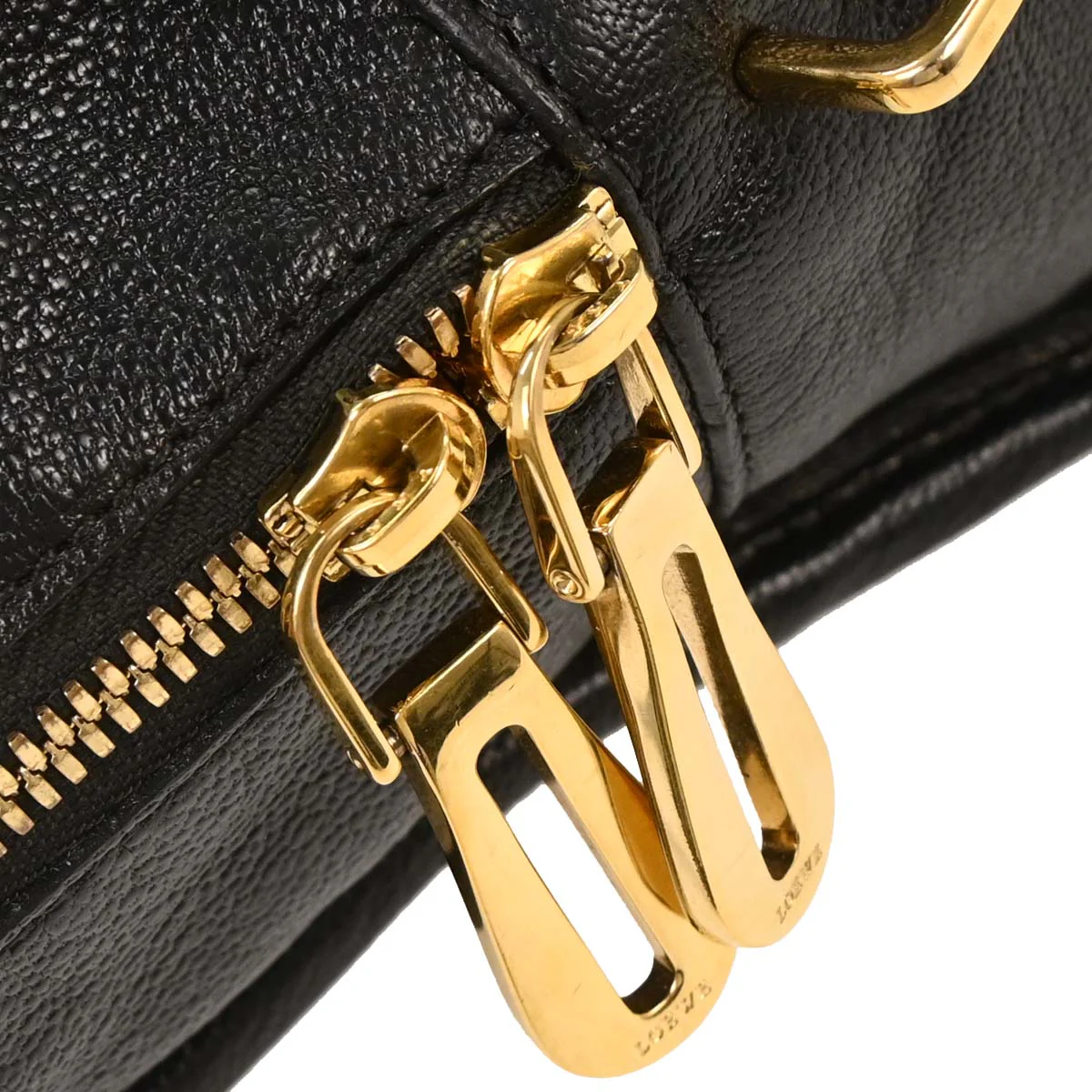 Loewe Black Leather Amazona 36 Handbag - Image 5