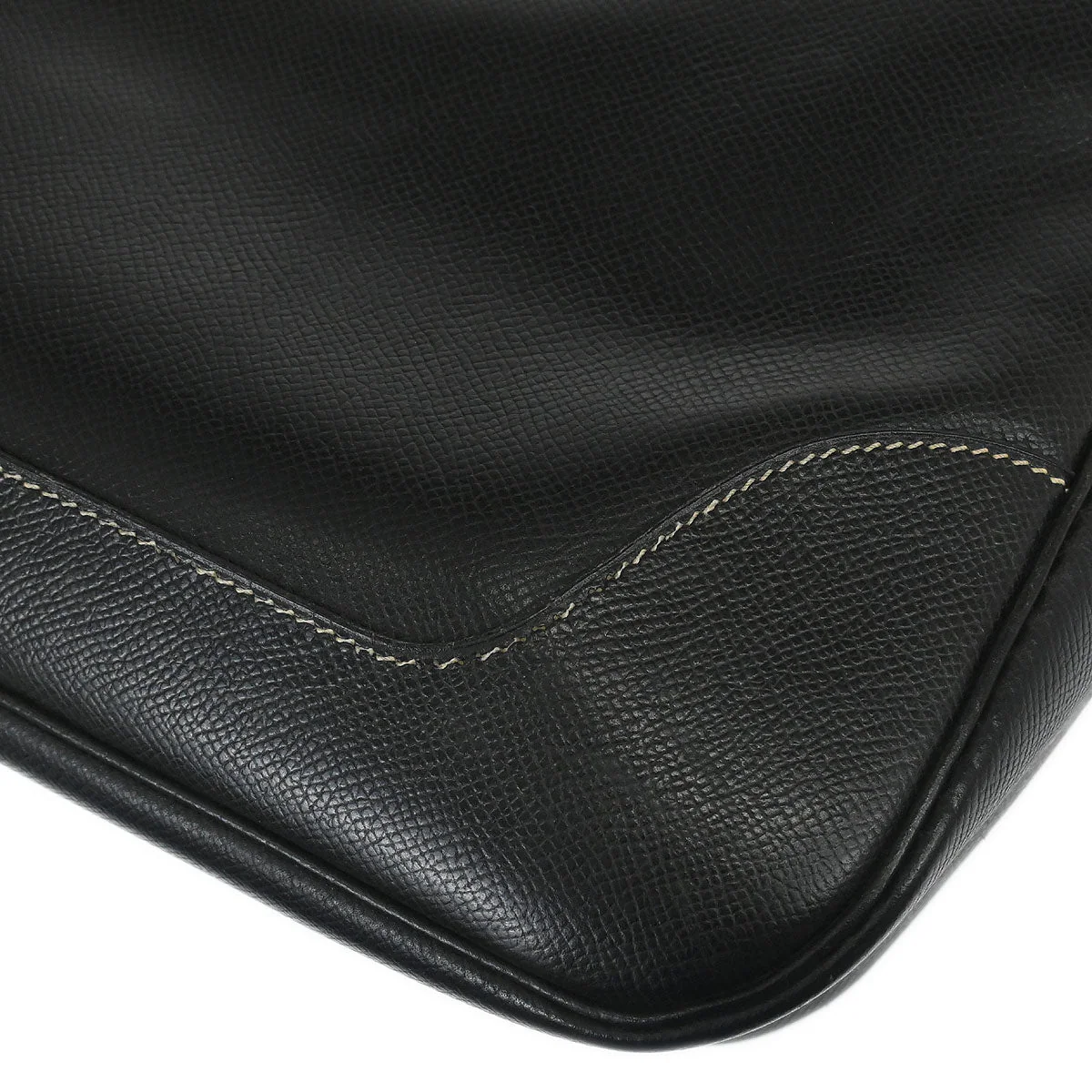 Hermes Black Courchevel Trim 31 Shoulder Bag - Image 11