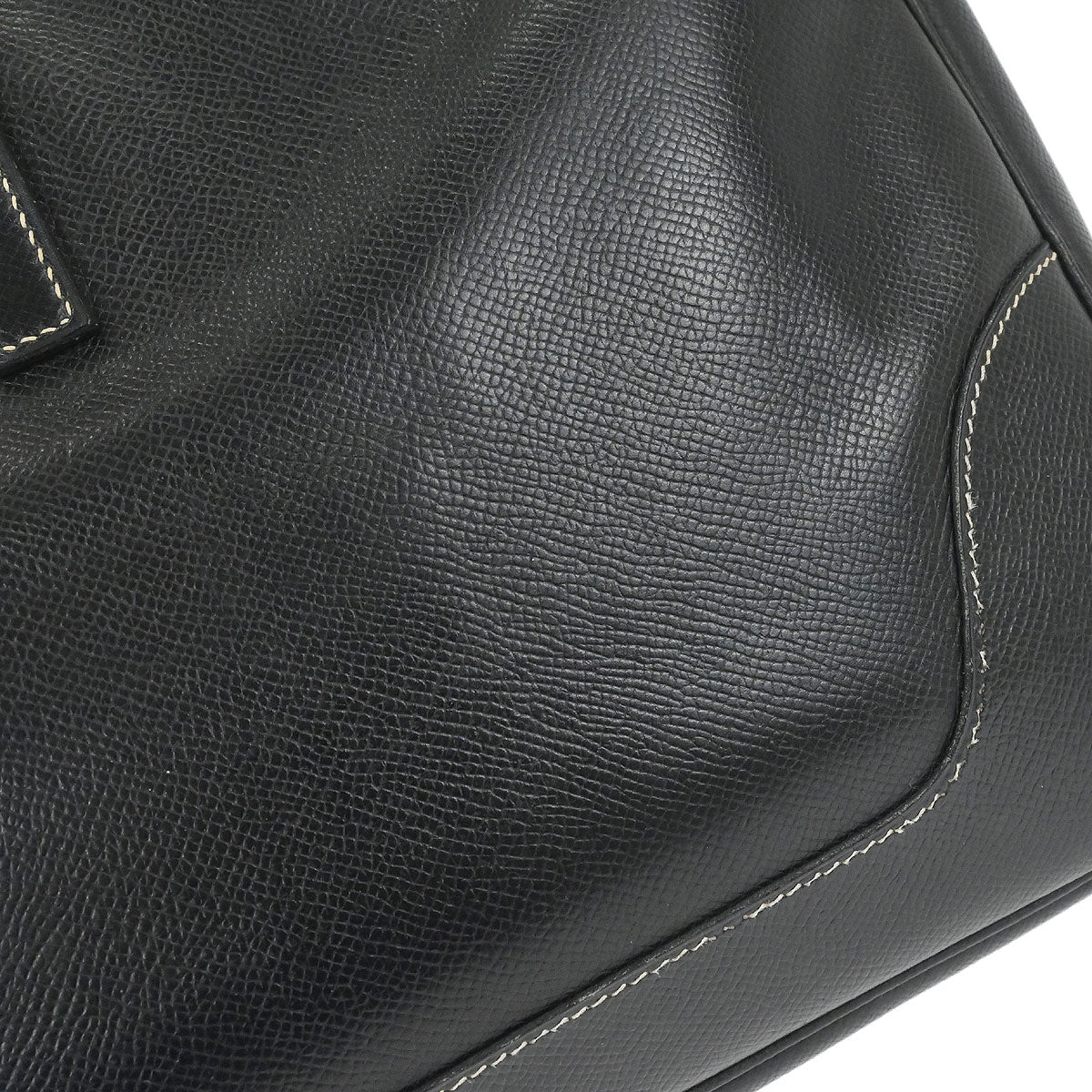 Hermes Black Courchevel Trim 31 Shoulder Bag - Image 4