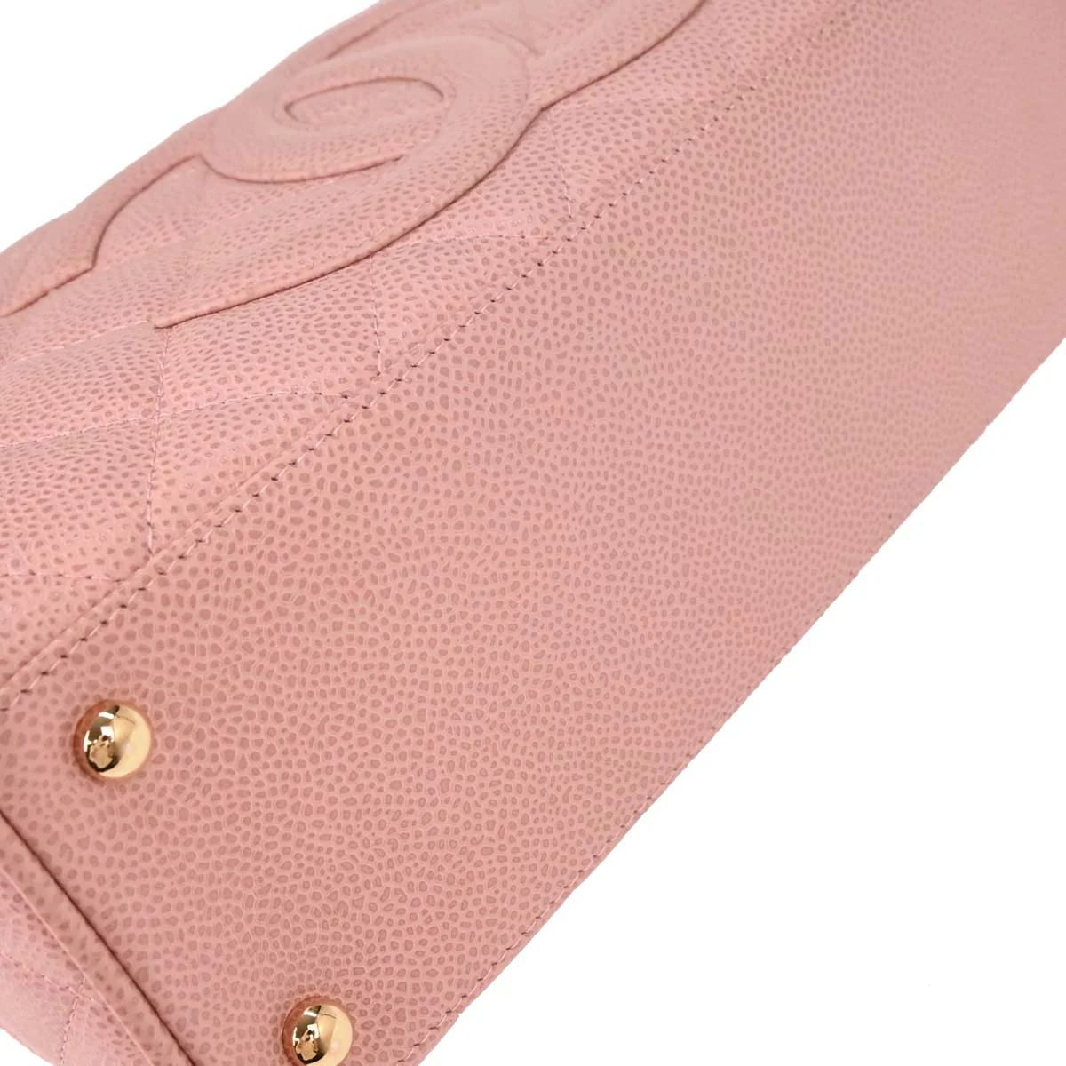 Chanel Pink Caviar Bowling Bag - Image 6