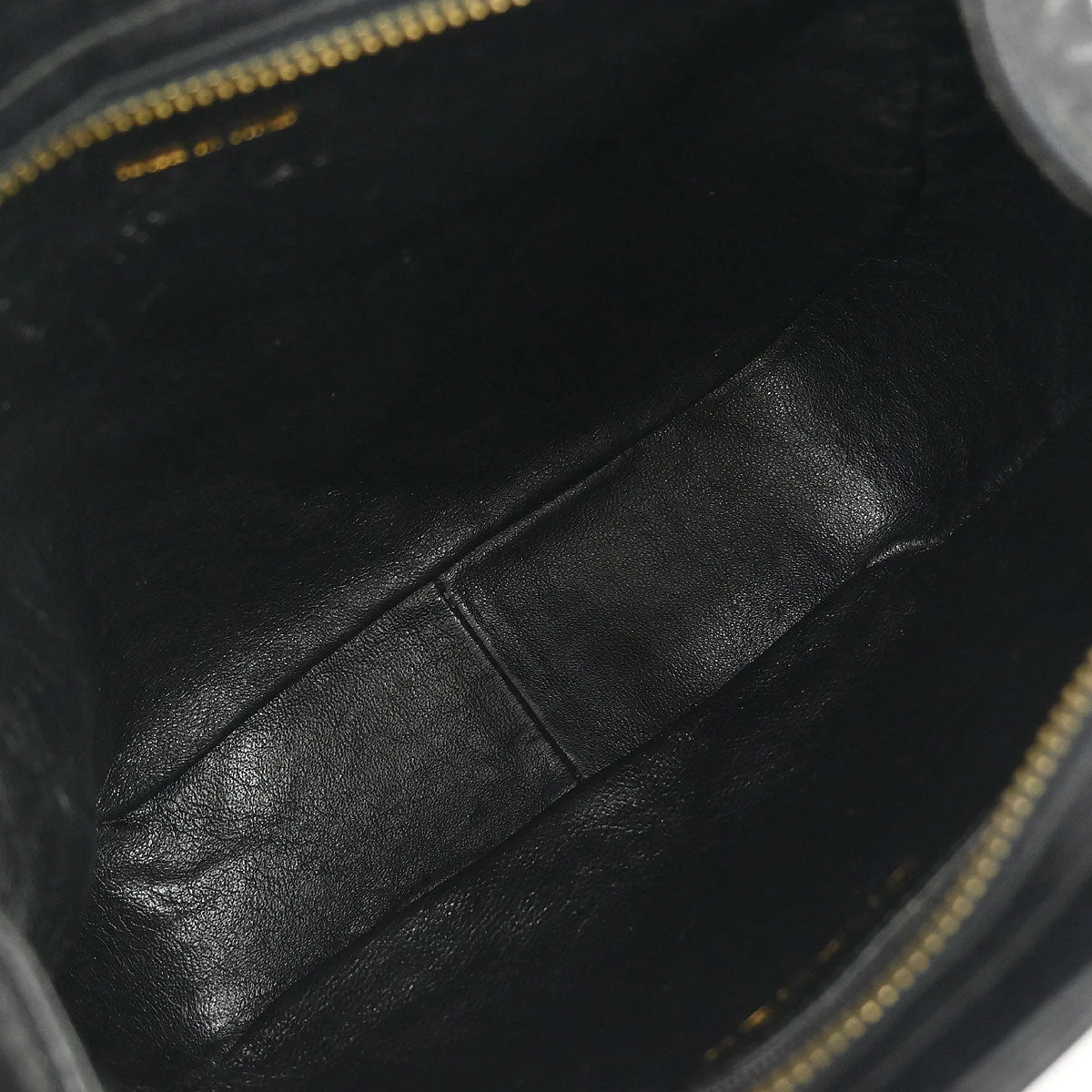 Chanel 1989-1991 Black Lambskin Shoulder Bag - Image 7