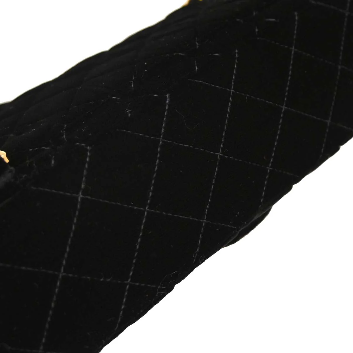 Chanel Black Velvet Backpack - Image 4