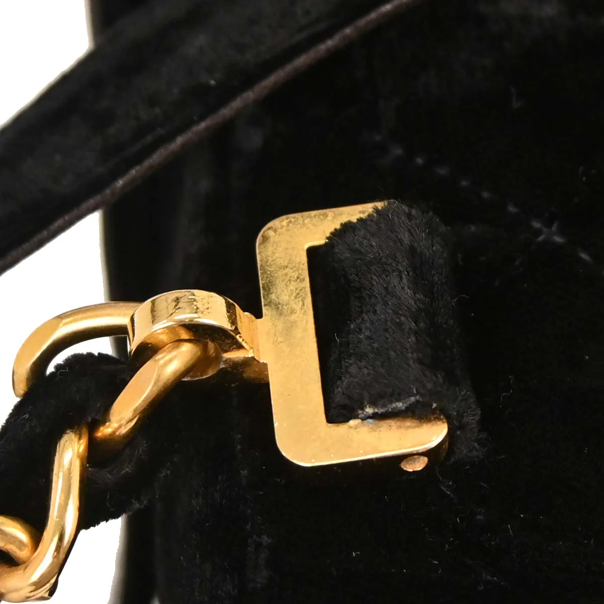 Chanel Black Velvet Backpack - Image 6