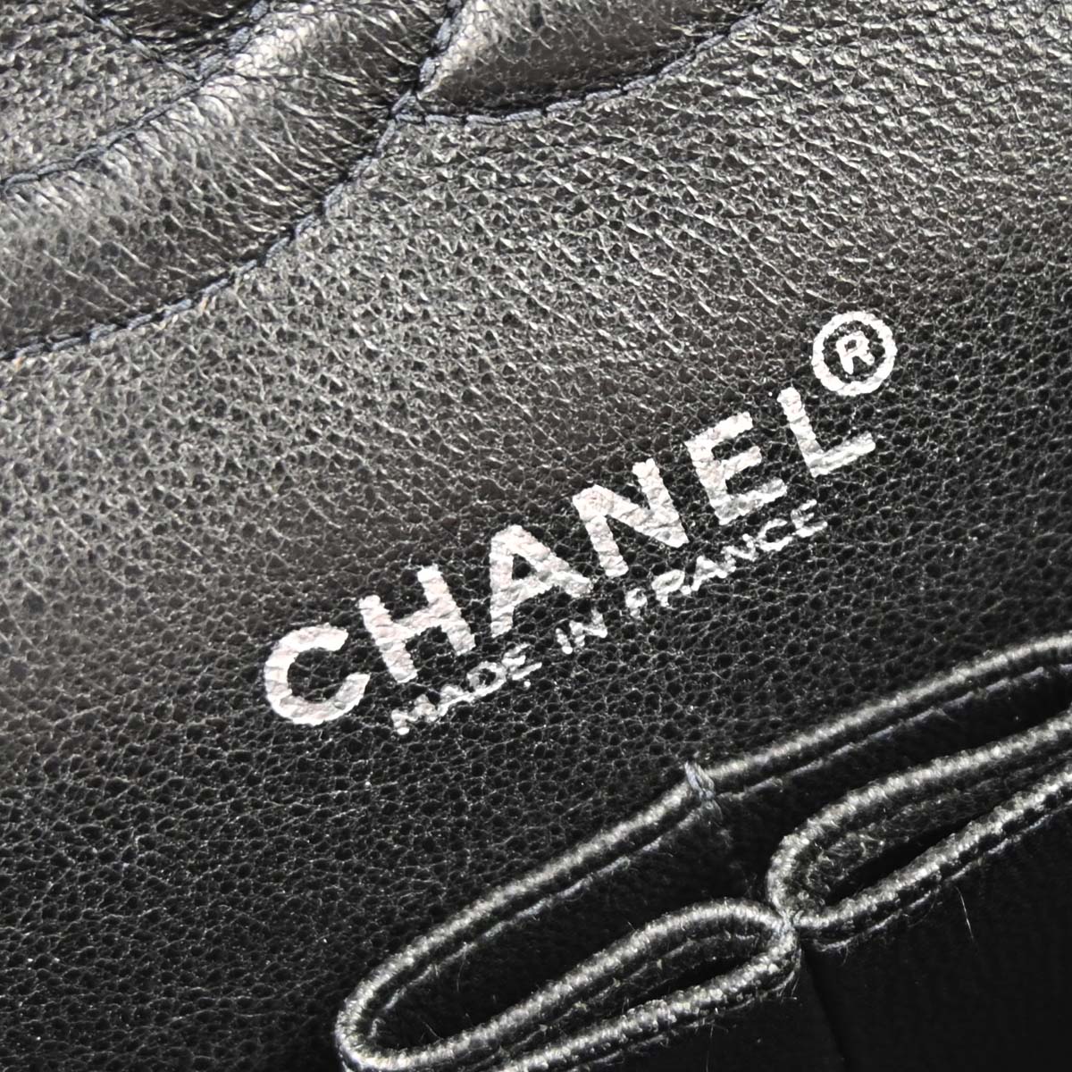 Chanel 2000-2002 Black Patent Leather Medium Classic Double Flap Shoulder Bag - Image 8