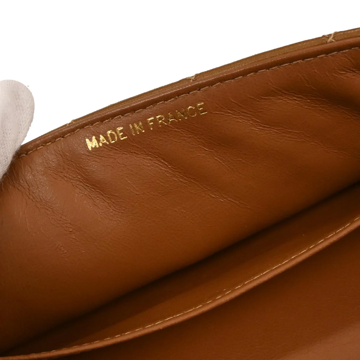 Chanel 1994-1996 Brown Lambskin Double Sided Flap Handbag - Image 9